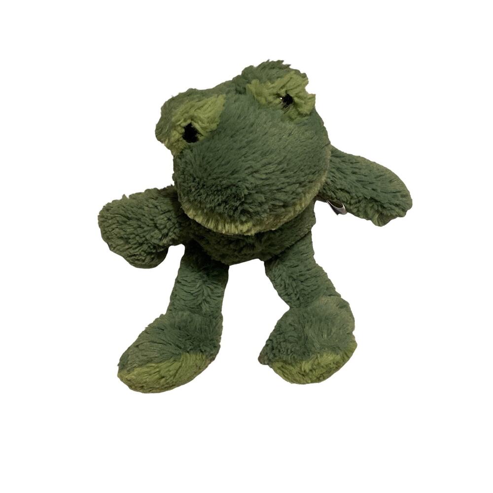 Aurora FROG Small Green Soft Fuzzy 9in Sitting‎ Plush